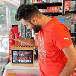 新潮流产品创新共享电源银行租赁站，带10.1英寸广告液晶显示屏，不带电源银行 - Product Image 4