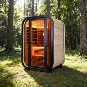 Artículo Popular: Sauna de Infrarrojos de Cedro Rojo para 1-2 Personas, Cabina de Sauna de Infrarrojos para Desintoxicación y Relajación, para Hogar y Jardín - Product Image 1