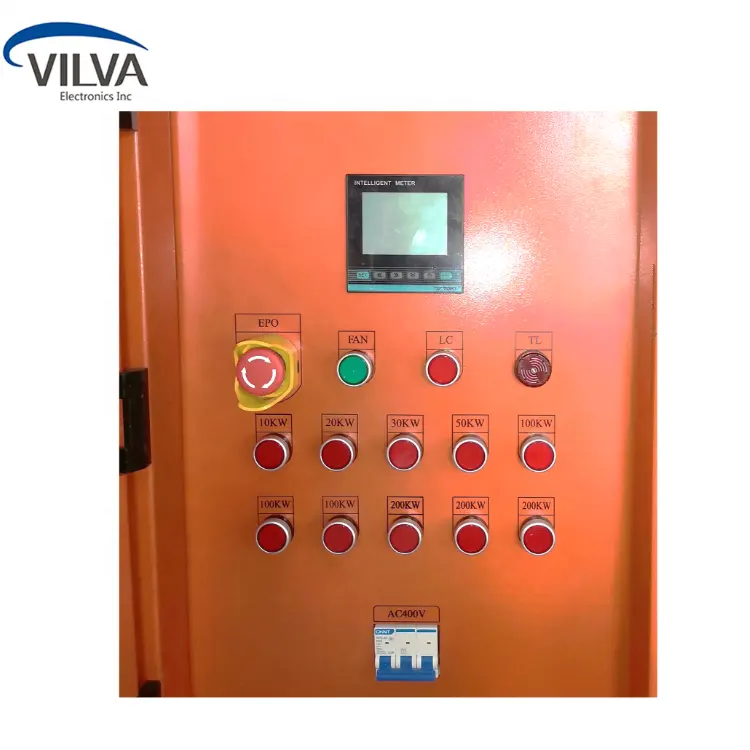 Banco de carga resistente para pruebas de generador, suministro directo de fábrica, AC400V, 1100KW