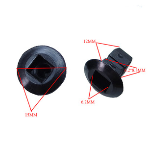 Écrou d'expansion en plastique pour garde-boue de passage de roue Volkswagen, clip de fixation, pièces de rechange et de réparation - Product Image 2