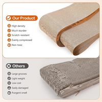 Grattoir pour chat 2 en 1, grattoirs pour chats d'intérieur, planche à gratter en carton