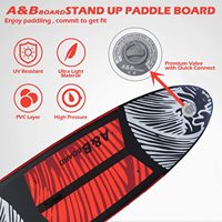 Planche à pagaie gonflable 10'6'' (EVA/PVC) capacité 150 kg, pour lacs et rivières, ensemble complet avec pompe, laisse et accessoires portables