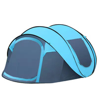 Tente gonflable Pop up à double couche de haute qualité portable et étanche pour le camping en plein air des familles nombreuses