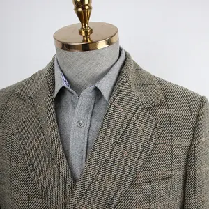2021 neueste Design Mode Herren mantel Winter lange Woll mischung Mantel benutzer definierte Herren mantel
