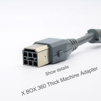 Adaptateur secteur NSLikey pour console Xbox 360 Fat, câble d'alimentation, cordon de charge, chargeur, convertisseur