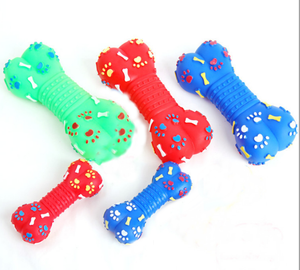 Reusable Dog Toothbrush Stick Doggie Chew <b>Toy</b> Dental Bone Rubber Molar Stick Shiny-<b>GoGo</b> Squeaky Bone Shape <b>Toy</b> for Dogs - Product Image 4