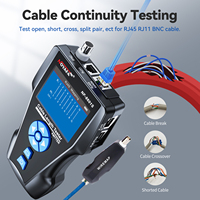 NOYAFA NF-8601S Rastreador de Cables Multifunción TDR, Probador de Cables de Red Ethernet LAN, CE ROHS FCC, con 1 Año de Garantía, 8-500m