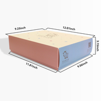 Boîte en carton blanc personnalisée grand format avec impression de logo magnétique en couleur pour cadeaux et vêtements