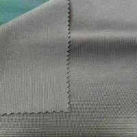 Tissu tricoté côtelé 1*1 Poly/Sp Rib pour gilets, vestes, manteaux, robes et t-shirts pour femmes/hommes