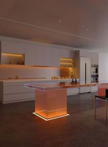 Customized Luxury Multi-Function Solid <b>Wood</b> <b>Cabinet</b>-Chinese Kitchen Island Table & Sideboard with Modern Design - Product Image 3