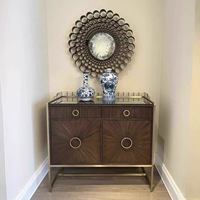 Armoire décorative moderne en bois personnalisable pour usage commercial et bureautique