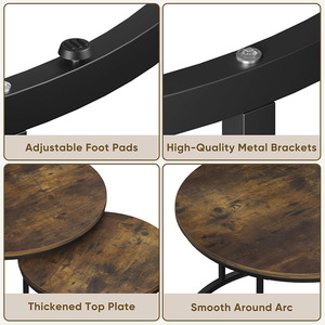 Tavolino da Caffè Moderno Personalizzato con Struttura in Ferro, Ecologico e Durevole, di <span class=keywords><strong>Piccole</strong></span> <span class=keywords><strong>Dimensioni</strong></span>, Semplice e Lussuoso, in Legno Massello per Arredamento <span class=keywords><strong>Soggiorno</strong></span> - Product Image 6
