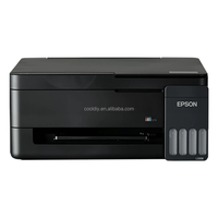 Impresora de Inyección de Tinta L3318, Tamaño A4, 4 Colores, Impresora Digital de Sublimación, Marketing Inalámbrico, Impresión y Escaneo de Papel con Tecla de Acceso Rápido