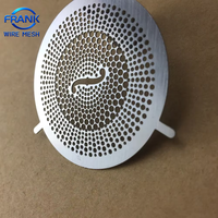 Grille de protection pour équipement industriel en acier résistant à l'usure, maille gravée, alternative à la plaque perforée, forme personnalisée