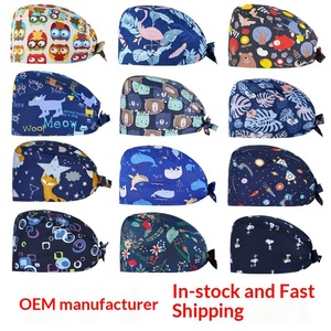 Gorro Quirúrgico Estampado, Gorro <span class=keywords><strong>de</strong></span> Quirófano, Gorro <span class=keywords><strong>de</strong></span> Enfermera, Gorro <span class=keywords><strong>de</strong></span> Trabajo para Hospital Veterinario y <span class=keywords><strong>de</strong></span> Belleza - Product Image 6