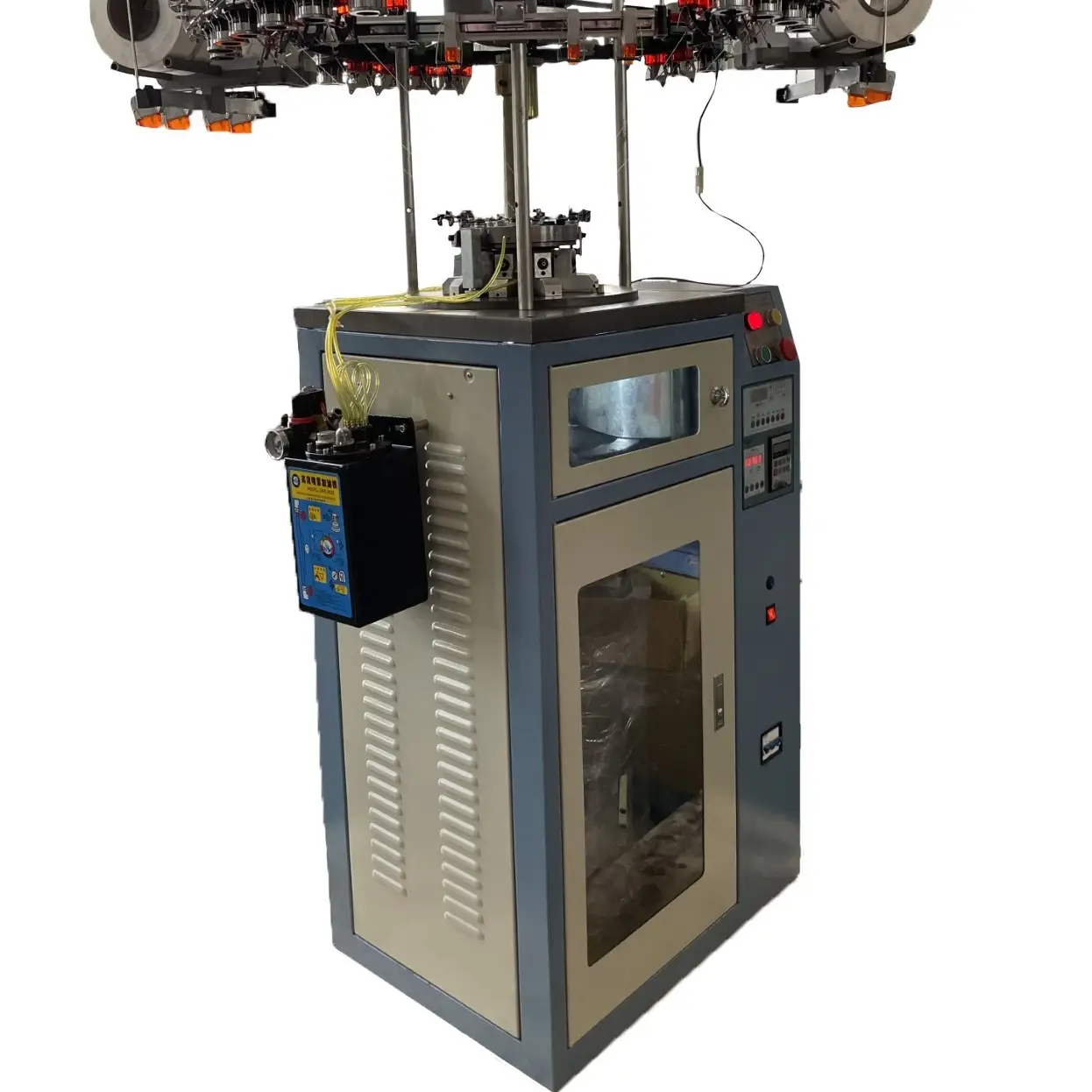 Tübüler örgü makinesi HC-M2000 tek Jersey atkı örgü yuvarlak makine mikrofiber yuvarlak örgü makinesi kemer Gg kemer