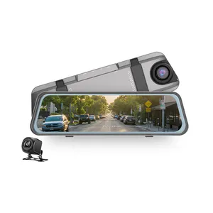 Bán sỉ new siêu dash cam-New Advanced Car Gương DVR IPS Màn Hình Cảm Ứng Xe Dash Cam Ultra HD 4K + 1080P Dual Camera 9.66 Inch Video Chiếu Hậu Hệ Thống AD-868