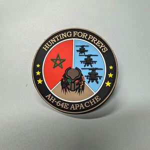 Custom Logo 3D Heat Press Transfer <b>Transparent</b> Silicone Iron on Pvc Soft Rubber Patches <b>Label</b> Velcro Patch PVC Roundabout - Product Image 2