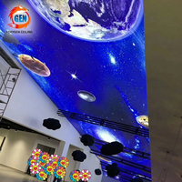 Techos Tensados Resistentes a Impactos FOXYGEN Cosmic Space para Museo de Ciencias, con Patentes Aprobadas
