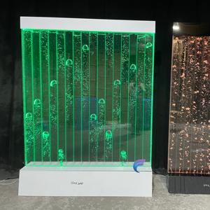 Fabricant de murs à bulles d'eau en acrylique sur mesure, mur à bulles d'eau en acrylique avec éclairage LED, rideau d'eau en acrylique à bulles - Product Image 3