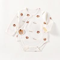 Combinaison bébé en coton avec logo personnalisé, douce pour la peau, body pour nouveau-né, vêtements pour bébé de haute qualité, vente en gros en vrac pour nourrissons