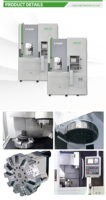 Tour vertical haute vitesse DRC VT600M à 3 axes, mono-broche, haute précision, avec commande CNC Fanuc et porte-outils à 12 postes