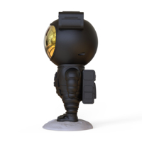 Lonvis multicolore rotatif astronaute lampe de Projection océan vague étoile lumière galaxie astronaute projecteur de lumière pour chambre