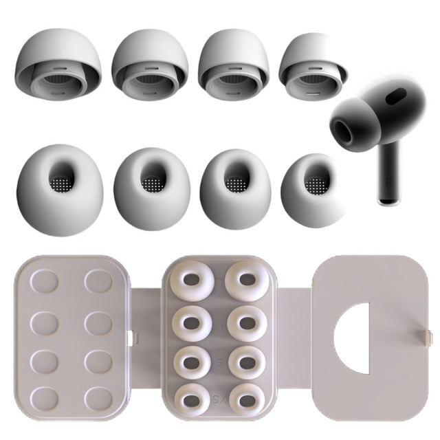Eco-Friendly Silicone Ear Tips Adapter Replacement for Pro 1/2 Gen Noise Cancelling Earbuds Charging Case OEM Brand Made
