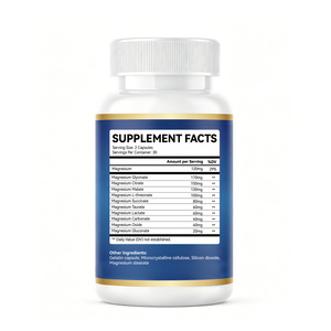 Capsules de complexe de magnésium 10-en-1 Amazon TikTok Hot Stock pour tous les adultes, complément alimentaire quotidien, régulation du sommeil, système nerveux - Product Image 6