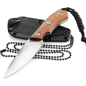 Cuchillo Plegable Táctico de Supervivencia con Hoja Fija de Acero Inoxidable y Mango de Madera DIY para Caza y Camping al Aire Libre, Venta al por Mayor OEM - Product Image 1
