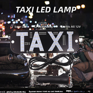 Nouvelle lampe de taxi de haute qualité, 12V LED, indicateur de voiture, économie d'énergie, longue durée de vie, lampe bleue pour pare-brise - Product Image 2