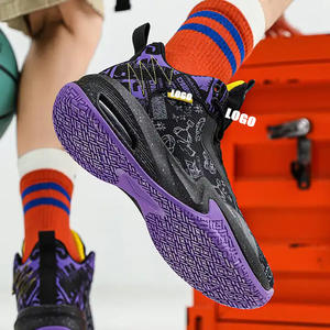 מעצב oem כרית כדורסל נעלי ספורט יצרן חתוך גבוהה סתיו מגוון מותאם אישית ללא שם מותג נעלי כדורסל - Product Image 5