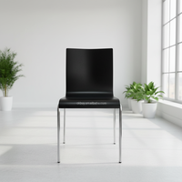 Chaise en contreplaqué de qualité supérieure OKBUY avec courbes ergonomiques, chaise empilable de qualité commerciale pour hôtel, conférence et formation