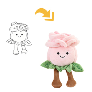 Bouquet di Rose Profumate in Peluche, Decorazione per la Casa, Logo Personalizzato, ODM OEM, Regalo per San Valentino, Compleanno, Festività - Product Image 2