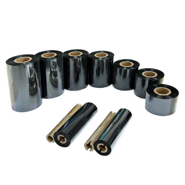 Factory Black Resin Ribbon Colorful Thermal Transfer Ribbons Wax Resin Standard Ribbons for  Zebra Thermal Transfer Printers