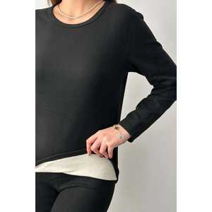 Combinaison de ski et de neige thermique double face noire en gros - Product Image 2