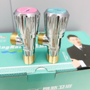 Válvula angular de latón engrosado de 3/4 pulgadas y 20 mm para inodoro, calentador de agua, lavabo - Product Image 4