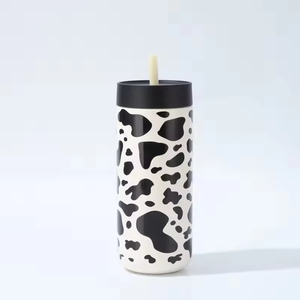 Milk Cup, Cute Ice Cup, 316 Stainless Steel Thermos Cup, Large Capacity <b>Straw</b> Cup, Accompanying Water Cup - Product Image 6