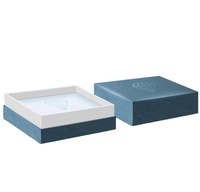 Boîtes d'emballage cadeau en carton personnalisables haut et bas rigides avec logo papier d'art gaufrage stratification mate pour cosmétiques