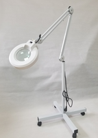 Lampe loupe professionnelle 3D/5D/8D réglable avec prise US pour la gestion de la peau du visage, salon de beauté, utilisation sur bureau/table/sol
