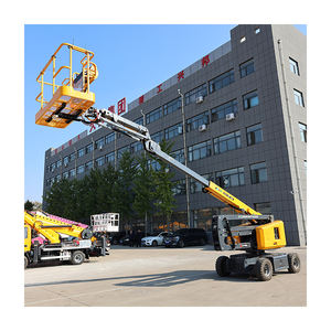 รถกระเช้าไฮดรอลิกแบบขับเคลื่อนด้วยตัวเอง JIUBANG ความสูงทำงาน 16 เมตร รับน้ำหนัก 230 กิโลกรัม แบตเตอรี่ 48 โวลต์ ระบบเลเซอร์ระดับ 360 องศา - Product Image 6