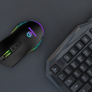 RGB LED Backlit Chuột chơi game với ánh sáng cho máy tính xách tay máy tính bảng và pc-custom OEM thiết kế - Product Image 6