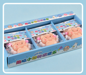 Cute Angel Pig Squeeze <b>Toy</b> Soft Slow Rebound Stress Reliever for Kids Party Favor <b>Desk</b> Fidget and Gift Box Supply - Product Image 6
