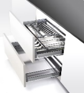 Goldmine 2-tầng nhà bếp ngăn kéo tổ chức có thể điều chỉnh trượt lưu trữ khay cho tủ tiết kiệm không gian dễ dàng cài đặt - Product Image 2