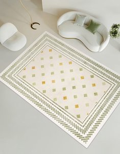 Thêm lớn hiện đại xù xì dày khu vực thảm Polyester phòng khách thảm cho phòng khách - Product Image 1