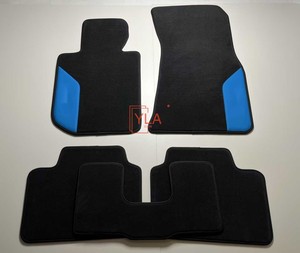 <span class=keywords><strong>Tapis</strong></span> de sol de luxe YLA pour <span class=keywords><strong>BMW</strong></span> M Performance, nouvelle série 1234567 X3X4X5X6, en velours premium avec doublure en <span class=keywords><strong>caoutchouc</strong></span>, compatible Compas - Product Image 2