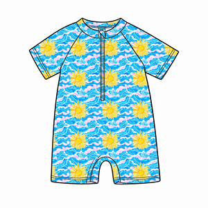 <span class=keywords><strong>Maillot</strong></span> <span class=keywords><strong>de</strong></span> <span class=keywords><strong>bain</strong></span> une pièce personnalisé pour garçons, bébés et enfants, anti-UV SPF50+, séchage rapide, protection contre les éruptions cutanées pour l'entraînement à la natation et les vacances à la plage - Product Image 4