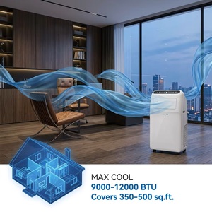 Climatiseur mobile 9000 BTU, refroidissement uniquement, R290, écologique, à fréquence fixe, portable, pour usage intérieur - Product Image 5