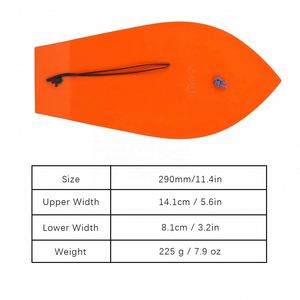 Planche de pêche à la traîne Big Game, couleur orange, planche de plongée de type K pour la pêche au <span class=keywords><strong>thon</strong></span> <span class=keywords><strong>rouge</strong></span>, planche de plongée à la traîne pour la pêche - Product Image 3