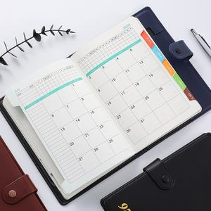 2026 manuale annuale transfrontaliero per il lavoro con copertina rigida del taccuino in pelle con copertina rigida - Product Image 3